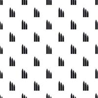 Three pencils pattern, simple style vector