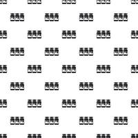 Three gouache in jar pattern, simple style vector