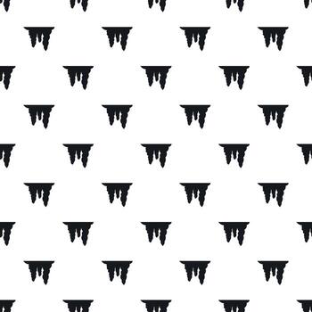 patrón de carámbanos, estilo simple vector