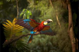 Bird of south america in the nature habitat photo