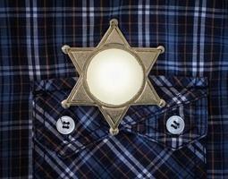 Wild West Sheriff badge photo
