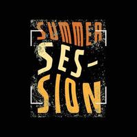 Summer illustration typography. perfect for t shirt design vector