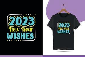 2023 new year wishes. Happy new year vector design template.