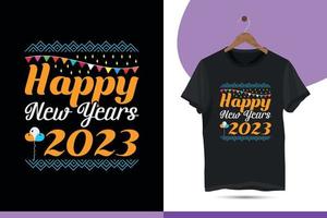 Happy New year 2023  Happy new year vector design template.