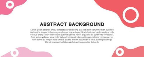 banner template with subtle colors, abstract background. red, yellow, smooth. vector