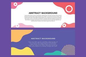 banner template with subtle colors, abstract background. red, yellow, smooth. vector