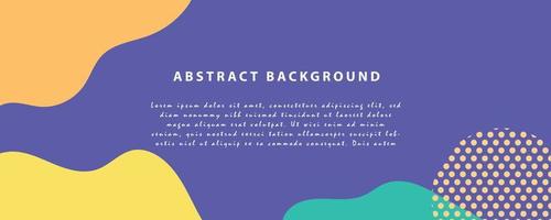 banner template with subtle colors, abstract background. red, yellow, smooth. vector