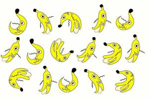 seamless pattern with bananas vector