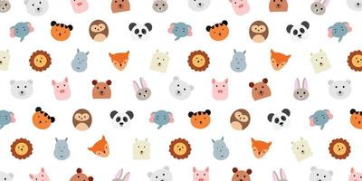 Abstract Animal Head background design with pattern composition. Trendy wallpaper for creative project and print design vector