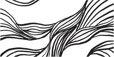 Abstract line background in hand drawn illustration style vector