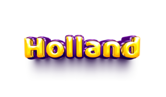 names of girls English helium balloon shiny celebration sticker 3d inflated Holland png