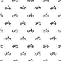 Bike pattern, simple style vector