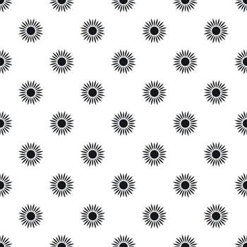 patrón de sol, estilo simple vector