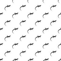 Small lizard pattern, simple style vector