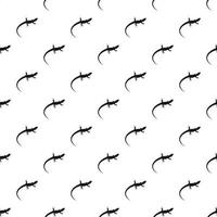 Small lizard pattern, simple style vector