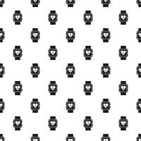 Fitness smart watch pattern, simple style vector