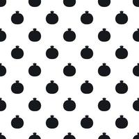 Pomegranate pattern, simple style vector