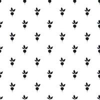 Radish pattern, simple style vector