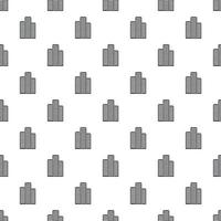 Skyscrapers pattern, simple style vector