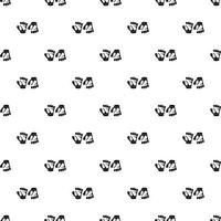 Gloves for biker pattern, simple style vector