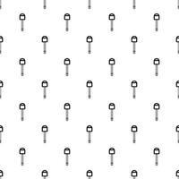 Car key pattern, simple style vector