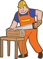 construction worker occupation labor day vector