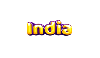 girls name sticker colorful party balloon birthday helium air shiny yellow purple cutout India png