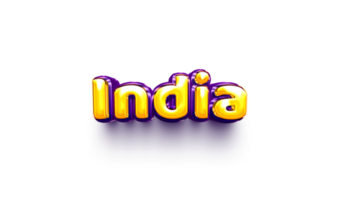 names of girls English helium balloon shiny celebration sticker 3d inflated India png