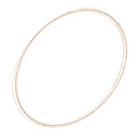 Oval Gold Frame png