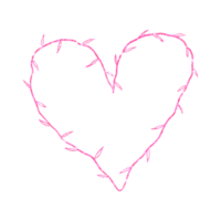 roze schitteren hart png