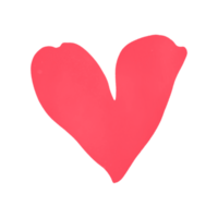 Red Watercolor Heart png