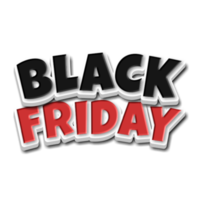 Black friday text png