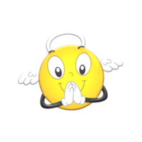 design de ilustração de emoticon de desenho animado png