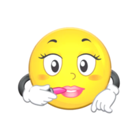 diseño de ilustración de emoticon de dibujos animados png