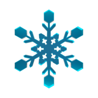 3D Heavy Snowflake png
