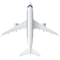 aeronave ou avião na vista superior png