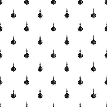 Onion pattern, simple style vector