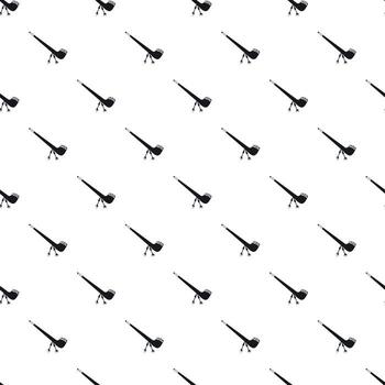 patrón de pipa de fumar, estilo simple vector