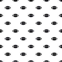 Rugby ball pattern, simple style vector