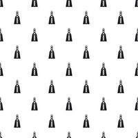 Long rocket pattern, simple style vector