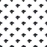 Retriever dog pattern, simple style vector