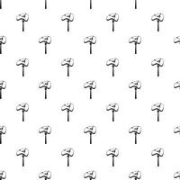 Steak on fork pattern, simple style vector