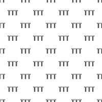 Narrow bridge pattern, simple style vector