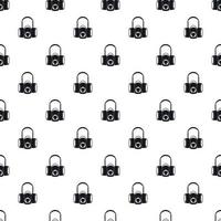 Gas half mask pattern, simple style vector