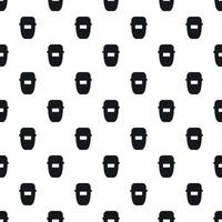 Mask of welder pattern, simple style vector