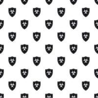 Radioactive sign pattern, simple style vector