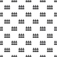 Printer ink pattern, simple style vector