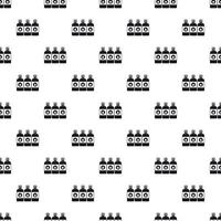 Printer ink pattern, simple style vector