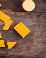 Fresh Yellow Cheddar Cheese photo