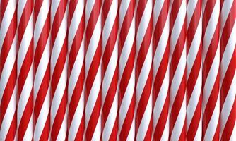 3d candy cane background. 3d rendering. photo